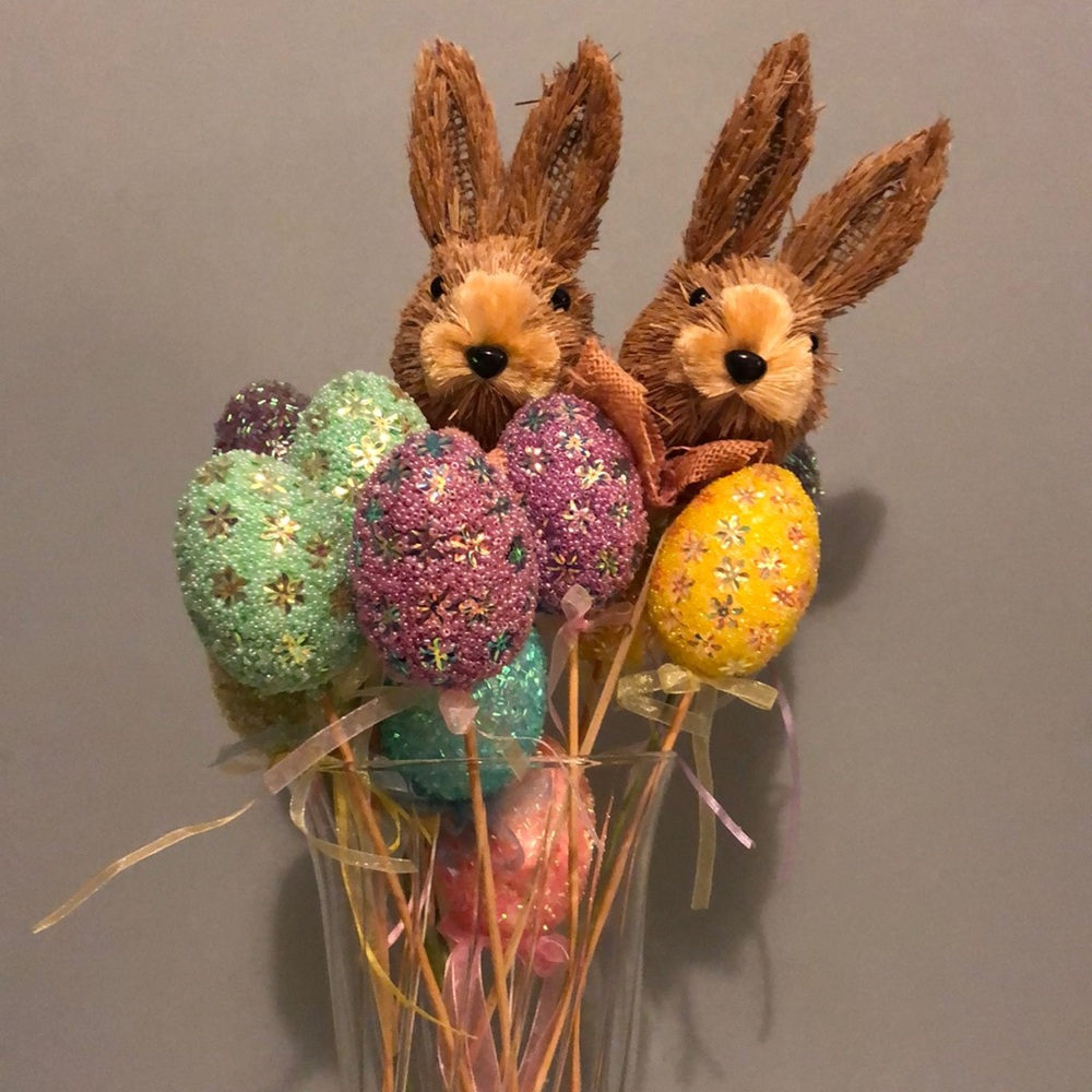 Pier 1 Bunny & Egg Spikes Bundle